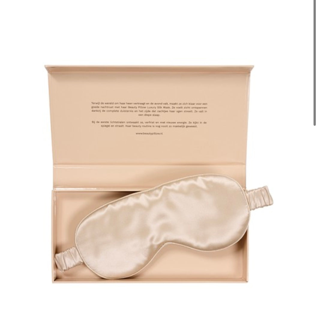 Beauty Pillow® Luxury Silk Mask - Champagne