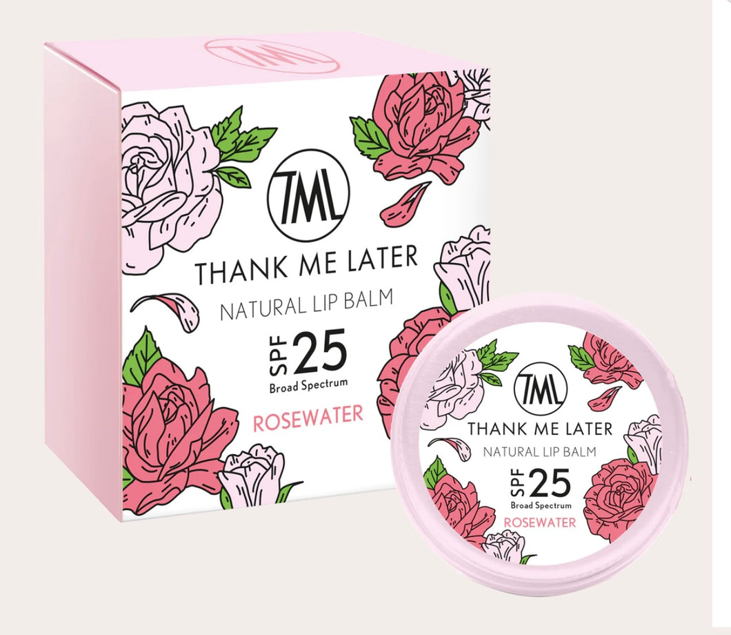 Rose water lip balm