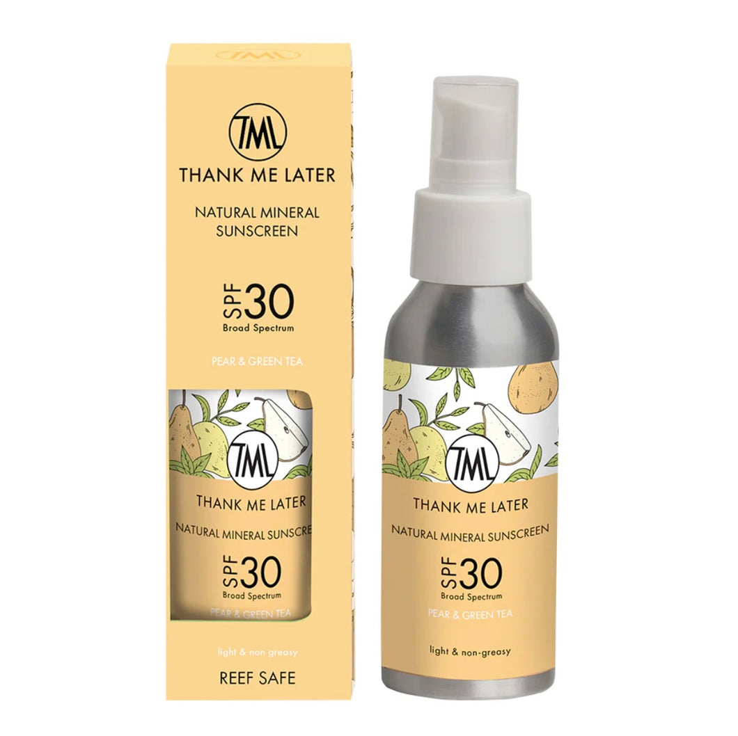 Thank me later SPF 30- Pear & Green Tea